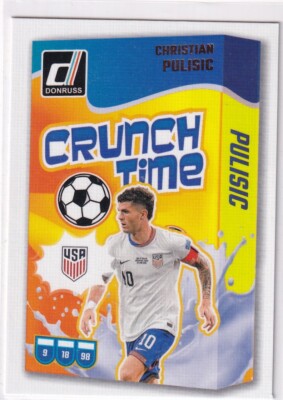 2024-25 Panini Donruss Soccer No. 1 Christian Pulisic Crunch Time