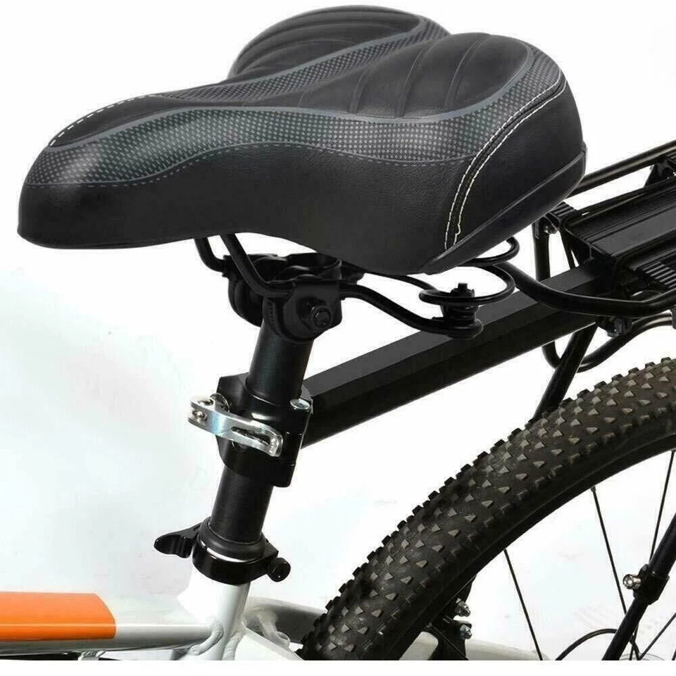 Cojín de gel para bicicleta cómodo trasero ancho cojín de asiento deportivo extra suave Foto 3 de 4