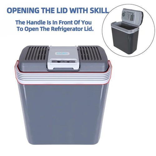 Nevera Portátil Mini 24 L Enchufe Plástico Multicolor Moderna 12-220v Soporte Libre - Imagen 22 de 26
