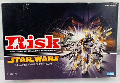 2005 Star Wars Risk Clone Wars Edition Parker Brothers New Old Stock FREE SHIP