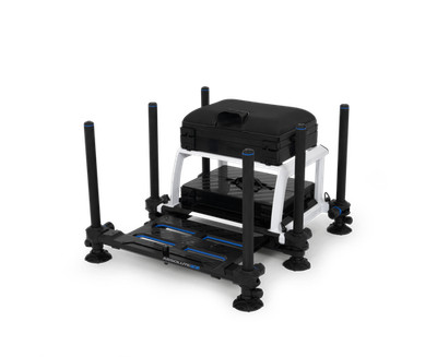 Preston Absolute 5G Angelstation - Weiß Edition / Grober Angel-Sitzkasten