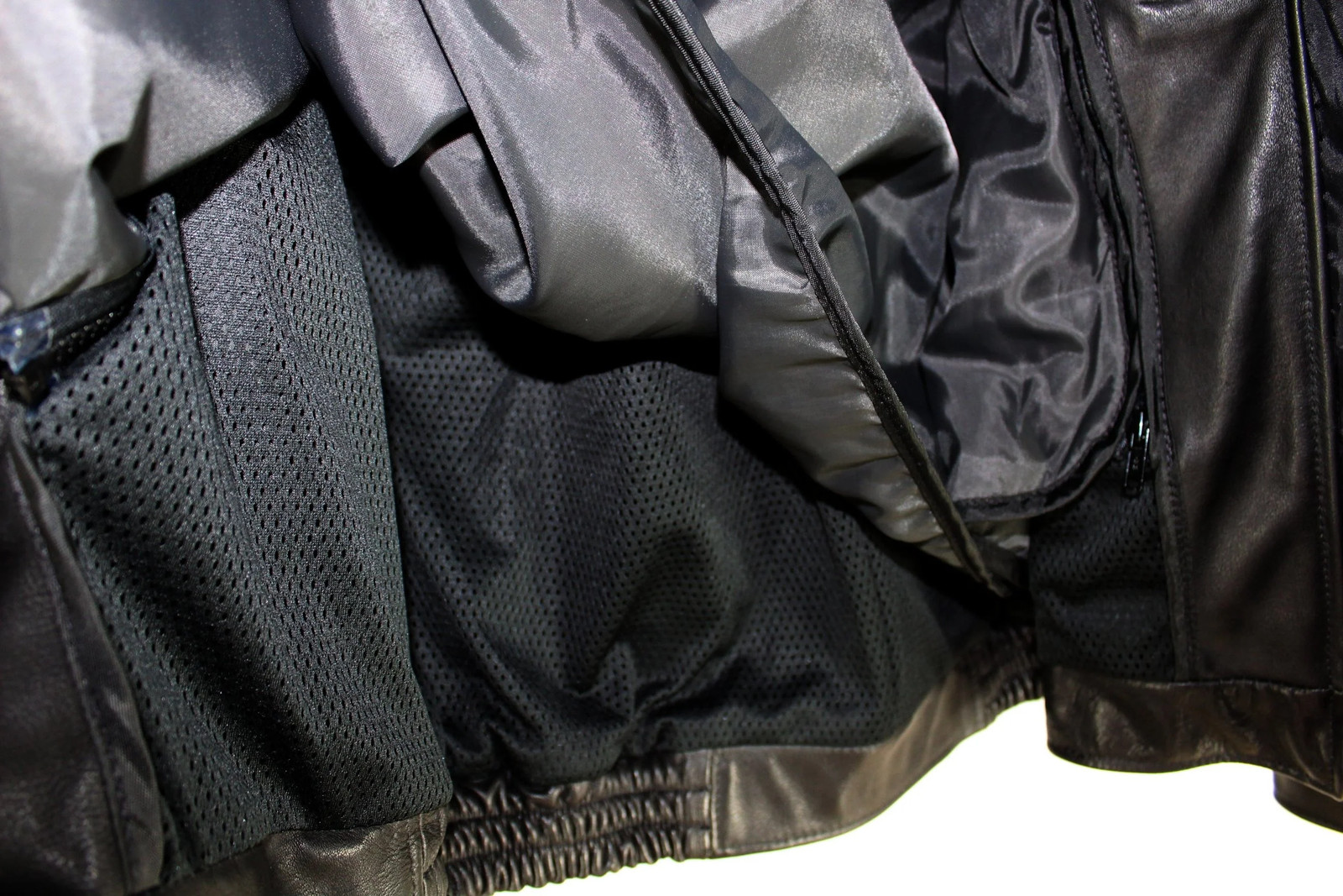 Protech USA Performance Leather Black Motorcycle … - image 7