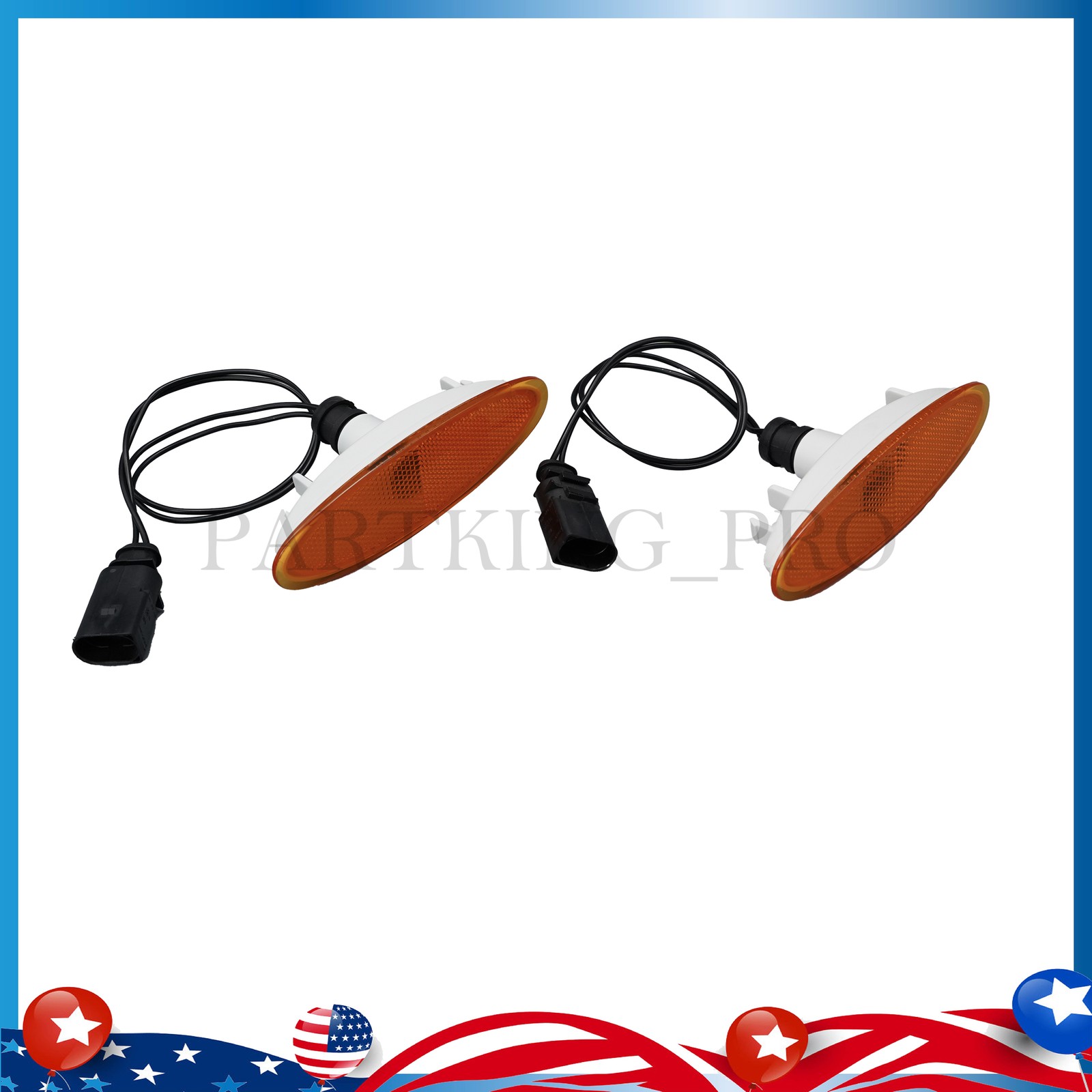 Fit Bentley GTC GT Flying Spur Front Bumper Left Right Side Marker Light Lamp US