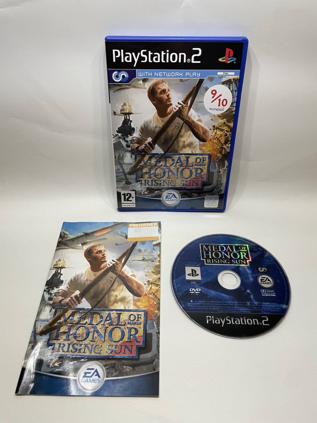 ✅Medal of Honor: Rising Sun (Sony PlayStation 2, 2003) Manual Included✅