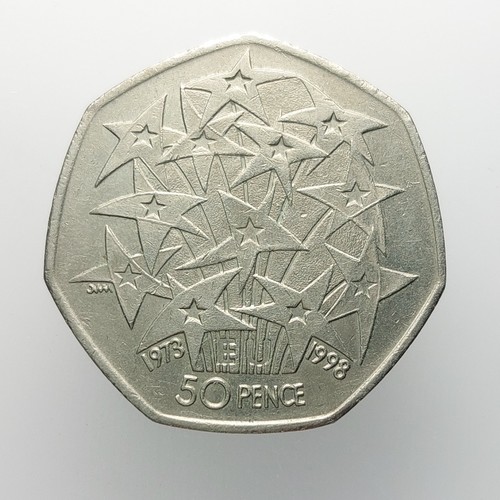 Great Britain 50 Pence 1998 Coin European Union Z1997 - Picture 3 of 4
