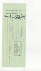 "Tobacco Road" author Erskine Caldwell endorsed cancelled check TN bookstore — photo 1