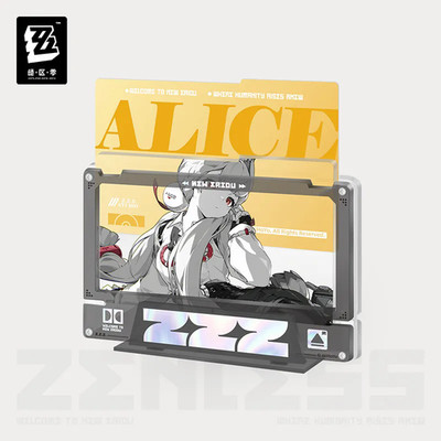 ZZZ miHoYo Zenless Zone Zero Alice Thymefield Cinema Acrylic Stand Frame Card