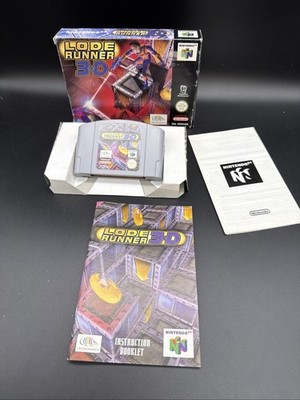 N64 Nintendo 64 Lode Runner 3-D mit OVP und Anleitung EUR