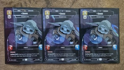1x Grogu Mysterious Child - P26 49 SQ Sector Prize Wall Promo SWU Unlimited