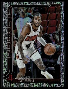 2025 Topps Basketball Topps Foil Pattern Jalen Green #175