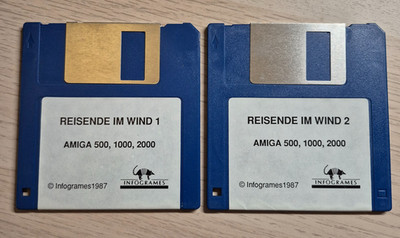   Spiel für Commodore Amiga 500   REISENDE IM WIND   Diskette   