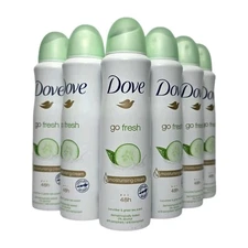 Dove Spray Cucumber & Green Tea Anti-Perspirant Spray Deodorant 150ml. 6 Pack 