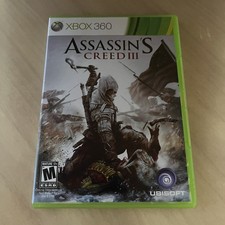 Assassin's Creed 3 Microsoft Xbox 360 Game - Tested W/ Both Discs & Manual