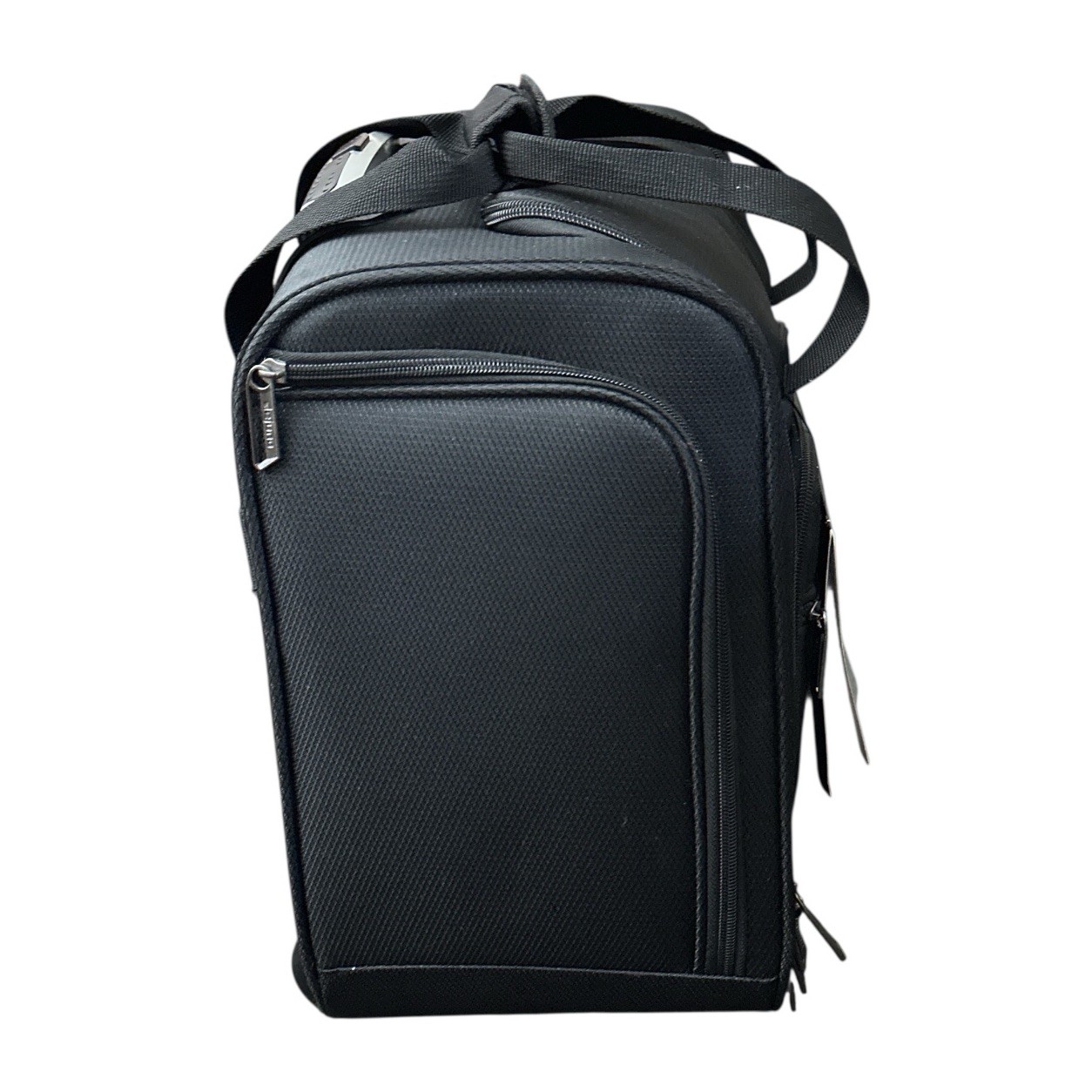 Dejuno Lightweight Rolling Carry-On Bag PRT15SB Black 2-Wheel Spinner 15"