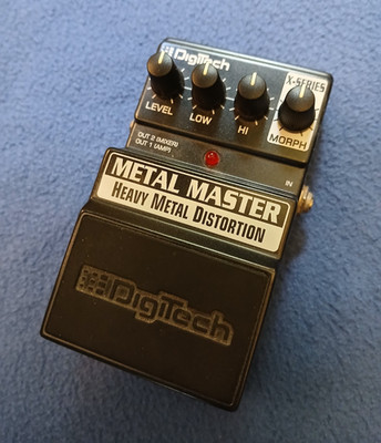 DigiTech X-Series Metal Master Heavy Metal Distortion Guitar Effect Pedal