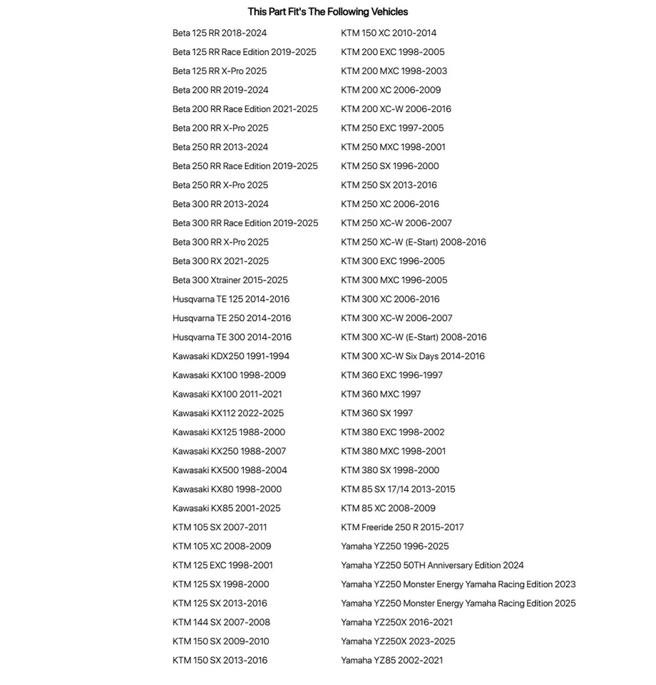 Kit de tornillos de ajuste de carburador Tusk negro para KTM Freeride 250 R 2015-2017 Foto 2 de 4