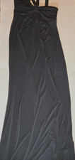 Express Women's Black Maxi Long Slinky Stretch Dress Size XS