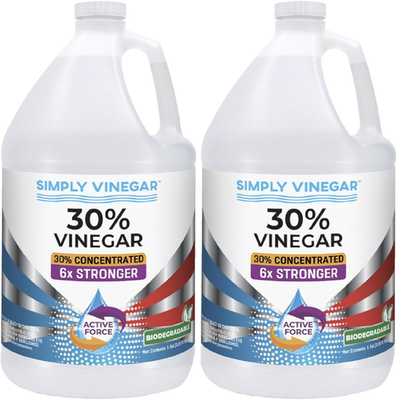 #ad 30% Vinegar – Pure Concentrated Active Force Vinegar for Cleaning Home and Gar $81.75
