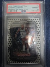 2022-23 Panini Prizm Monopoly - Keldon Johnson #79 Running Mr. Monopoly Prizm