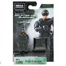 Mega Construx Serie Negra SAM FISHER Splinter Cell Figura SERIE NEGRA NUEVO