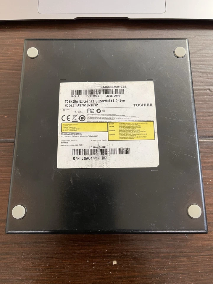 Toshiba Portátil Super Multi Drive #PA3761U-1DV2 USB 2.0 Foto 2 de 3