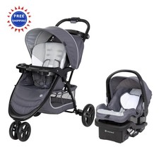Stroller Trend and EZ Lift Infant Car Seat Ride Travel System Dash Grey Baby
