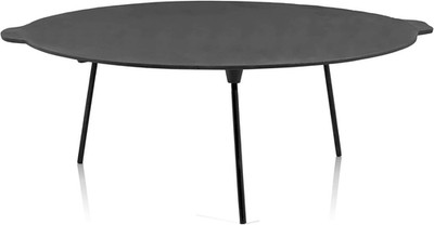 Bbq-Toro Gusseisen Grillplatte Ø 60 Cm Mit 3 Beinen | Rund, Bereits Eingebrannt