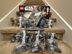 LEGO Star Wars: Kylo Ren's Command Shuttle (75104) Open Box With 7 Sealed Bags.