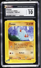 Phanpy 2003 Pokemon Aquapolis CGC 10 #100/147 on eBay