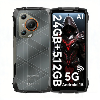 Blackview BL7000 AI 5G Rugged Smartphone 24GB+512GB 6.78'' 120Hz 7500mAh 50MP NFC