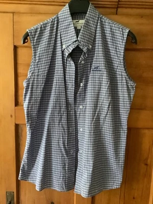 Hawthorne Bluse Gr. 40 neu ärmellos blau kariert - Bild 1 von 4