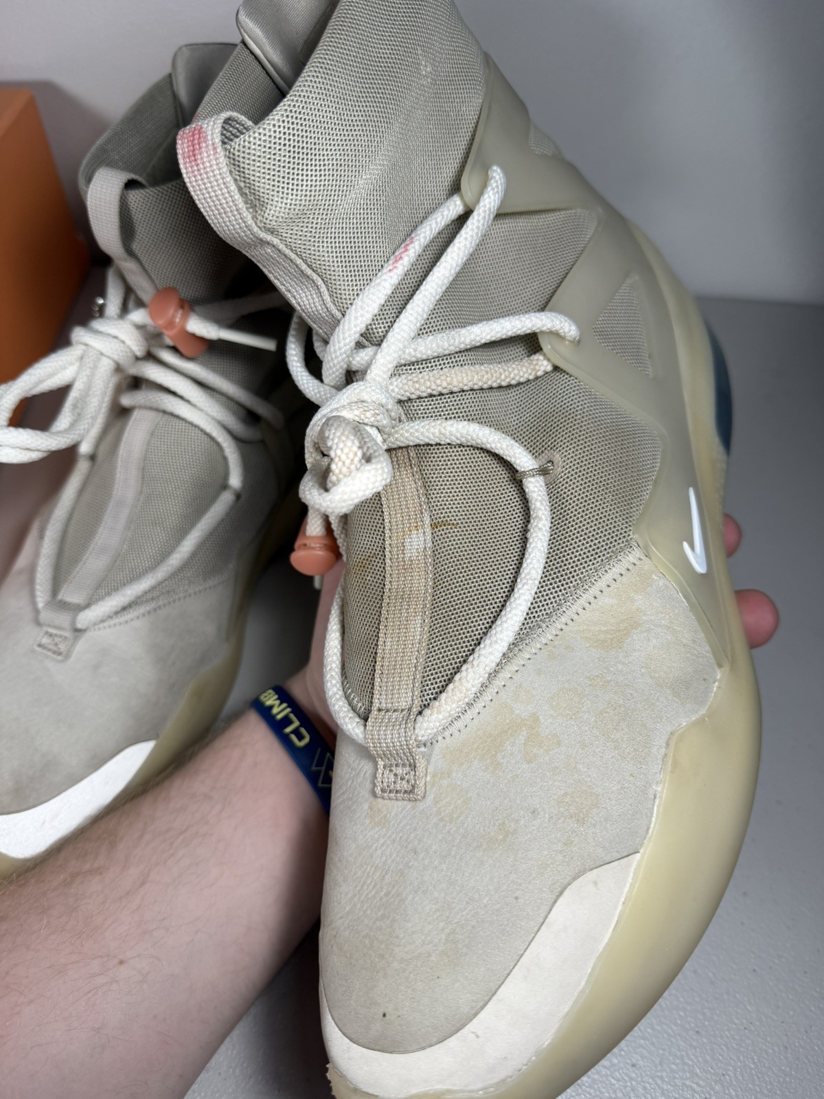 Size 11 - Men’s Air Fear Of God 1 “Oatmeal”AR4237-900  thumbnail 7