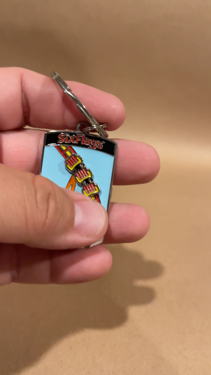 Six Flags Magic Mountain Exclusive Moveable Coaster TATSU Enamel