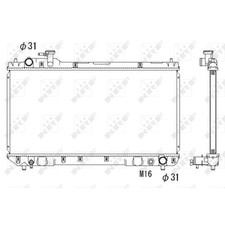 NRF 53275 K&Uuml;HLER WASSERK&Uuml;HLER MOTORK&Uuml;HLER 164007A470 NEU