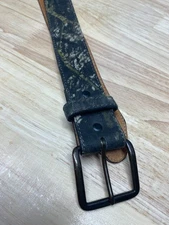 Mens Cotton Twill Camo Bonded Lined Belt 42/105