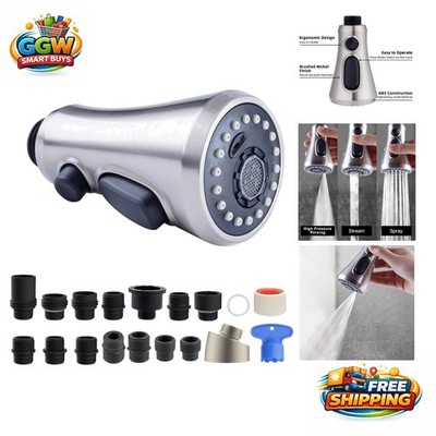 NSF Certified Kitchen Faucet Spray Head with 2.5 GPM Flow & Easy Installation