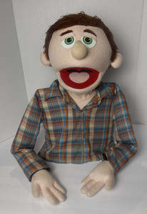 Professional muppet style Puppet Red Hair Guy 16"