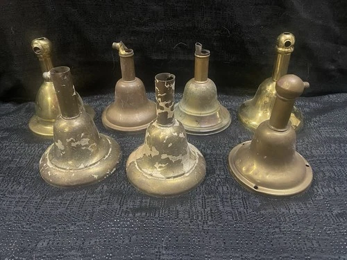 LOT (7) ANTIQUE BRASS CHANDELIER LIGHTING WALL SCONCES PARTS RESTORE