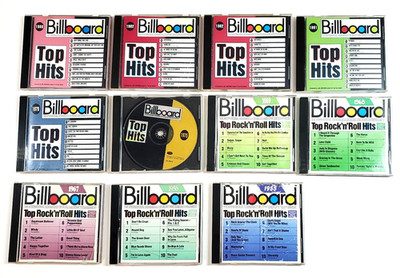 Billboard Rock 'n' Roll Top Hits CD Collection 1955-1988 11 CD Lot