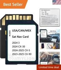 Updated 2024 GPS Maps SD Card - 32GB for CX-30, CX-5, CX-90 Navigation Systems