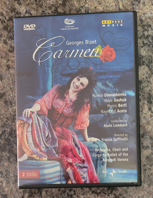 Georges Bizet Carmen 2-DVD Set W/Book Arena Di Verona 2003 Art Haus Musik