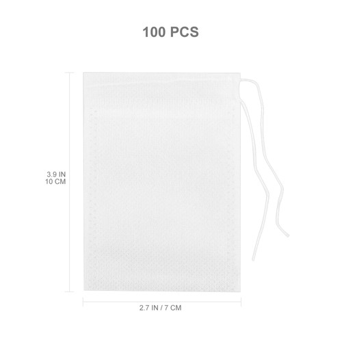 Tea Bag Bags for Loose Leaf Strainer Drawstring Filter Non-woven - Picture 2 of 10