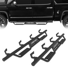 Running Boards For 2007-2019 Chevy Silverado Gmc Sierra Crew Cab Nerf Step Bars