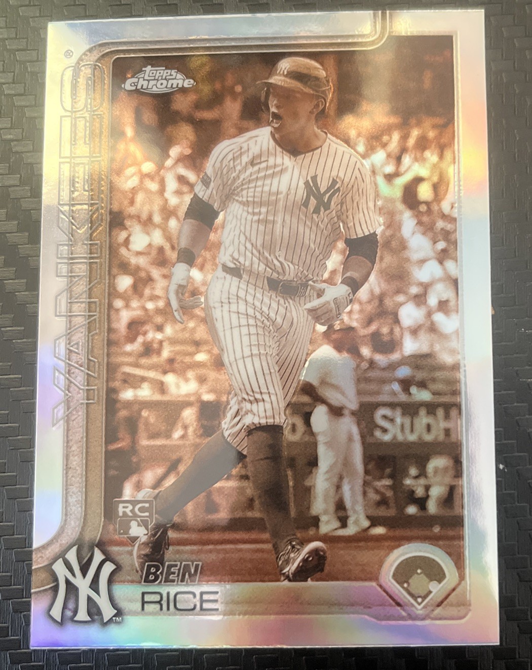 2025 Topps Chrome - Ben Rice #139 Sepia Refractor (RC)
