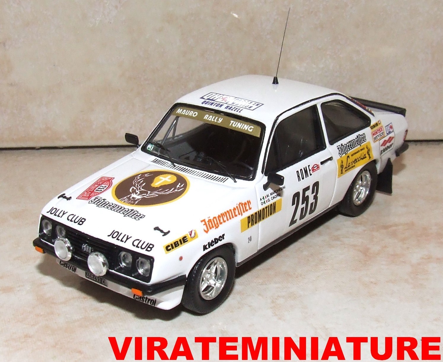 FORD ESCORT RS 2000 MK2 RALLYE MONTE CARLO 1980 MARCO MARCHESINI TROFEU 150 EX