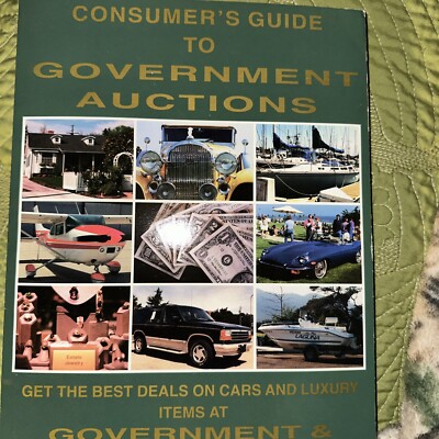 Consumer's Guide To Government Auctions Arlington Press 1998 PB EUC