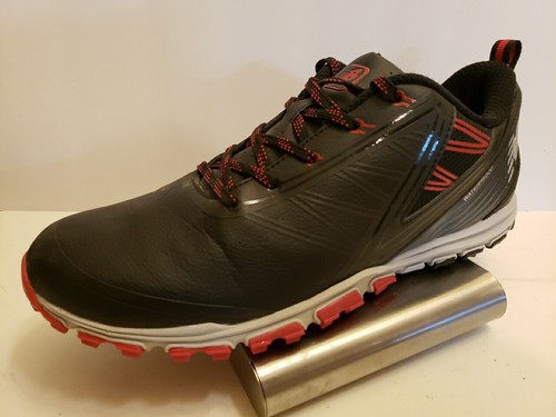 New Balance Golf Minimus Herrenschuhe ohne Spikes Größe 9,5 schwarz rot wasserdicht - Bild 9 von 15
