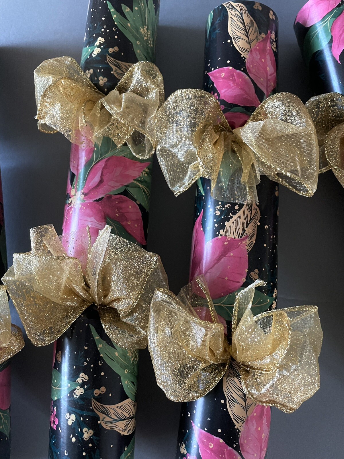 SIX LUXURY HANDMADE CHRISTMAS CRACKERS eBay