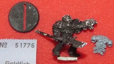Games Workshop Warhammer 40k Grey Knight with Halberd WH40K Metal Figure GK OOP