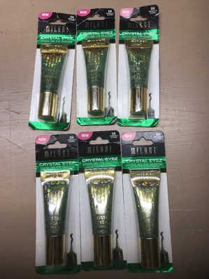 Lot Of 6 MILANI Crystal Eyes Sparkling Eye Shadow - Gorgeous & Glowing